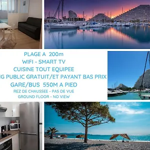 Appartement Venus - Climatisé - Marina Baie Des Anges, Villeneuve-Loubet